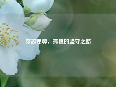 穿越屈辱，孤狼的坚守之路