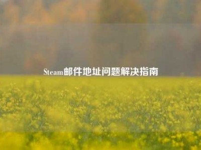 Steam邮件地址问题解决指南