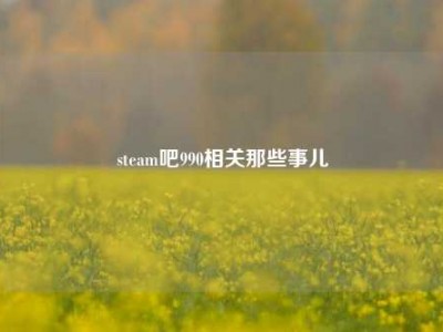 steam吧990相关那些事儿