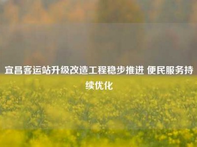 宜昌客运站升级改造工程稳步推进 便民服务持续优化