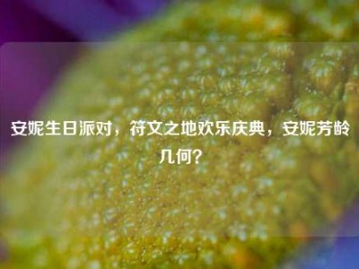 安妮生日派对，符文之地欢乐庆典，安妮芳龄几何？