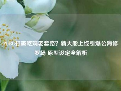PUBG打破吃鸡老套路？新大船上线引爆公海修罗场 原型设定全解析