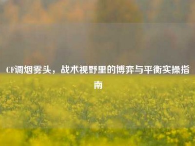 CF调烟雾头，战术视野里的博弈与平衡实操指南