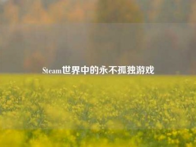 Steam世界中的永不孤独游戏