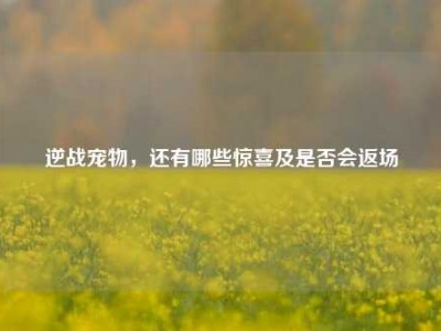 逆战宠物，还有哪些惊喜及是否会返场