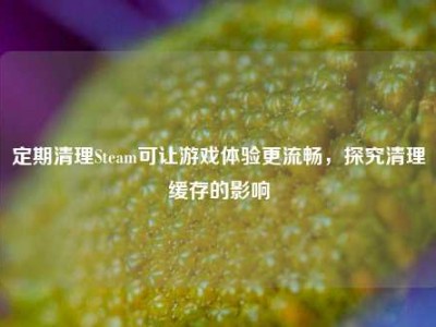 定期清理Steam可让游戏体验更流畅，探究清理缓存的影响