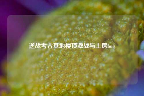 逆战考古基地楼顶激战与上房bug