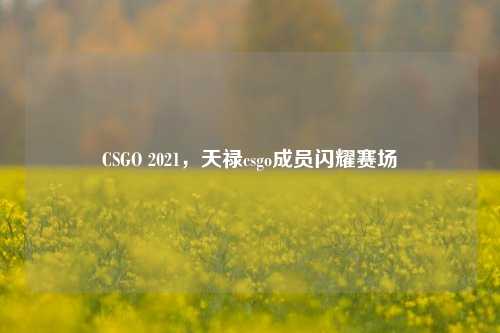 CSGO 2021,天禄csgo成员闪耀赛场