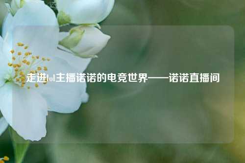 走进lol主播诺诺的电竞世界——诺诺直播间