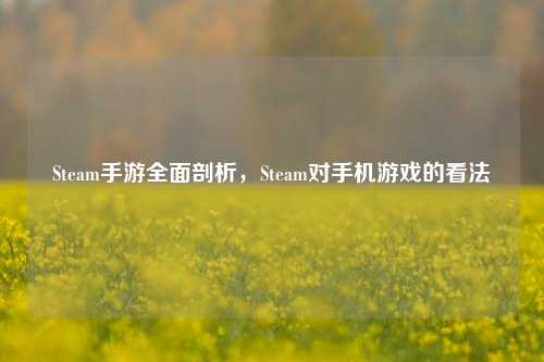 Steam手游全面剖析，Steam对手机游戏的看法