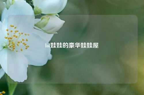 lol娃娃的豪华娃娃屋