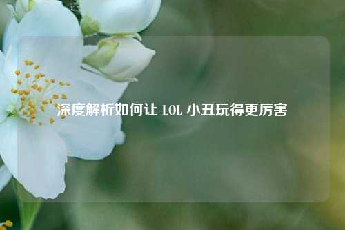 深度解析如何让 LOL 小丑玩得更厉害
