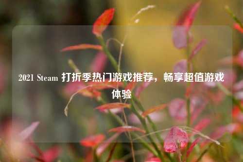 2021 Steam 打折季热门游戏推荐，畅享超值游戏体验