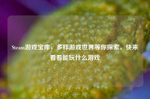 Steam游戏宝库,多样游戏世界等你探索,快来看看能玩什么游戏