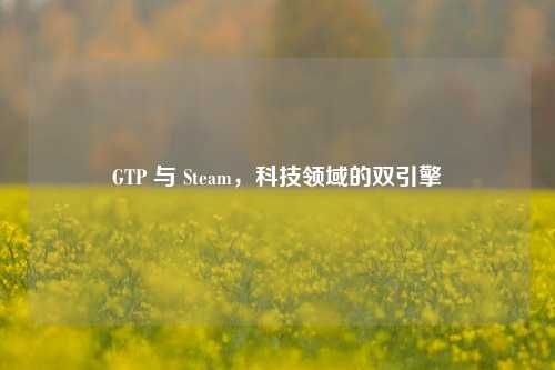GTP 与 Steam,科技领域的双引擎