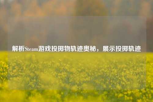 解析Steam游戏投掷物轨迹奥秘,展示投掷轨迹