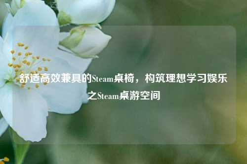 舒适高效兼具的Steam桌椅,构筑理想学习娱乐之Steam桌游空间