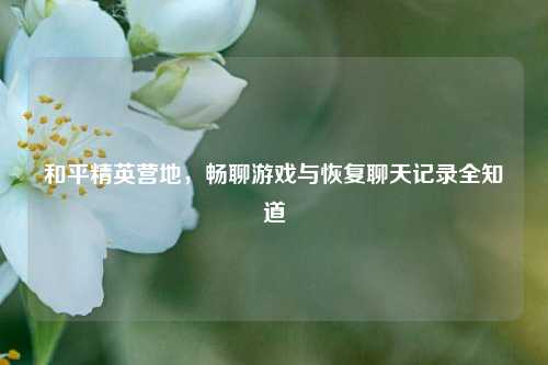 和平精英营地，畅聊游戏与恢复聊天记录全知道