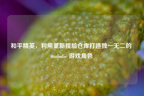 和平精英，利用重新捏脸仓库打造独一无二的 molodic 游戏角色