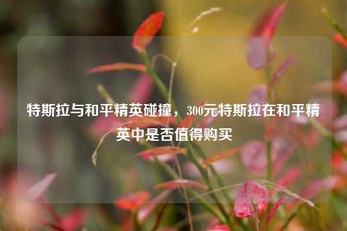 特斯拉与和平精英碰撞,300元特斯拉在和平精英中是否值得购买
