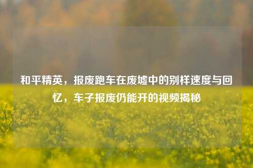 和平精英,报废跑车在废墟中的别样速度与回忆,车子报废仍能开的视频揭秘
