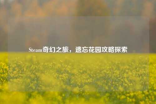 Steam奇幻之旅，遗忘花园攻略探索