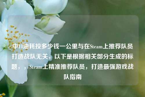 中14油耗投多少钱一公里与在Steam上推荐队员打造战队无关,以下是根据相关部分生成的标题,,Steam上精准推荐队员,打造最强游戏战队指南