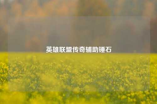 英雄联盟传奇辅助锤石