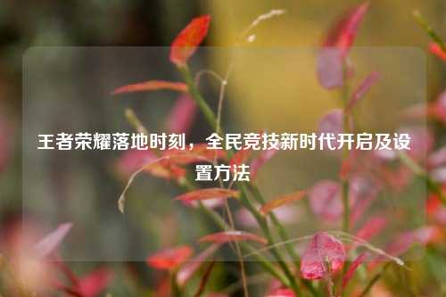 王者荣耀落地时刻,全民竞技新时代开启及设置方法