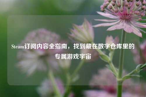 Steam订阅内容全指南,找到藏在数字仓库里的专属游戏宇宙