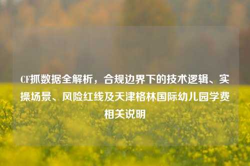 CF抓数据全解析,合规边界下的技术逻辑、实操场景、风险红线及天津格林国际幼儿园学费相关说明