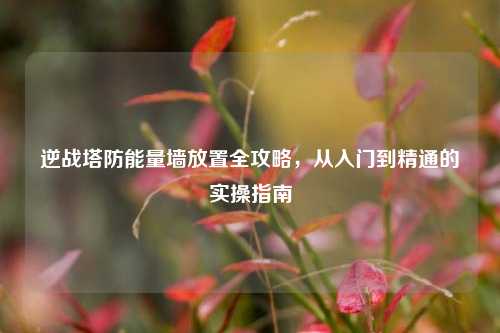 逆战塔防能量墙放置全攻略,从入门到精通的实操指南