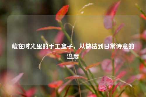 藏在时光里的手工盒子,从做法到日常诗意的温度