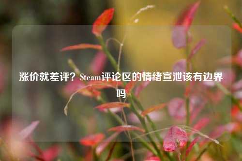涨价就差评?Steam评论区的情绪宣泄该有边界吗